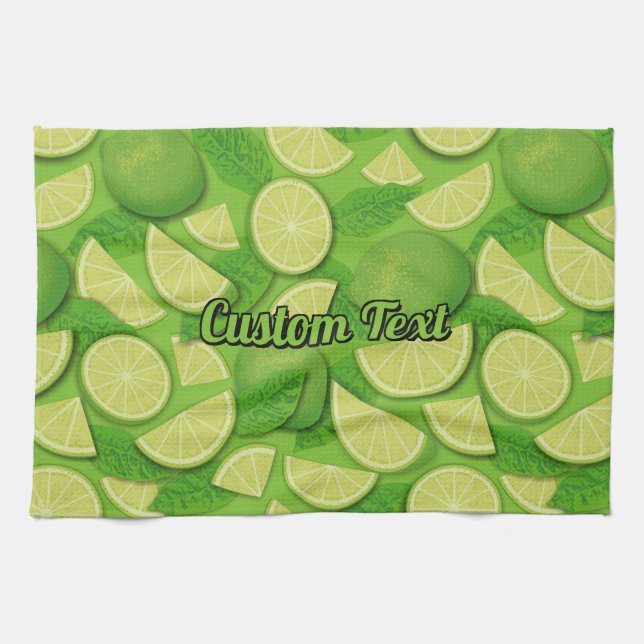 Linge De Cuisine Lime (Horizontal)