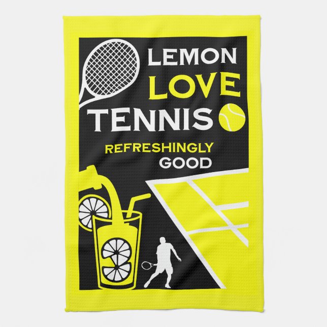 Linge De Cuisine Limonade de tennis vintage (Vertical)