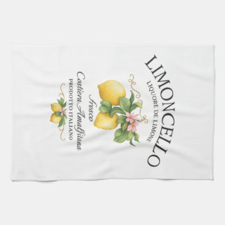 Linge De Cuisine Limoncello Italie Côte Amalfitaine