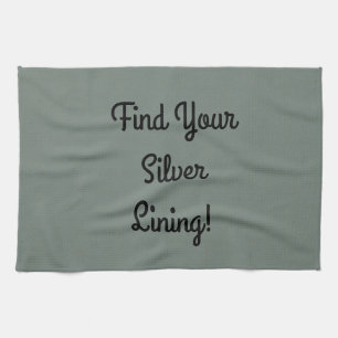 Linge De Cuisine Linage Argent Embellisté