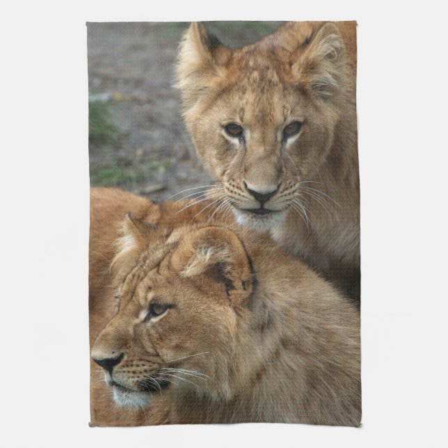 Linge De Cuisine Lion 033 (Vertical)
