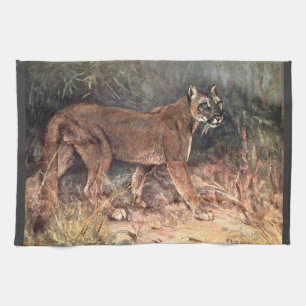 Linge De Cuisine Lion de montagne, Puma ou Cougar par CE Swan