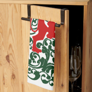 Linge De Cuisine Lion héraldique de Will Bradley