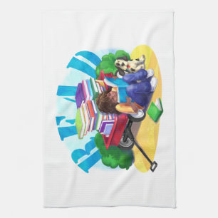 Linge De Cuisine LIRE Livre Wagon Art