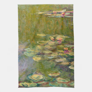 Linge De Cuisine LITERIES D'EAU par Claude Monet