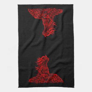 Linge De Cuisine Little red Dragon