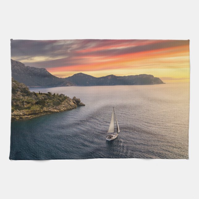 Linge De Cuisine Littoral | Bodrum, Turquie (Horizontal)