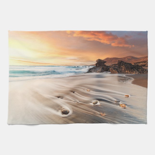 Linge De Cuisine Littoral | Îles Canaries, Espagne (Horizontal)