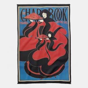 Linge De Cuisine Livre de poche vintage Art Nouveau Thanksgiving