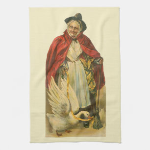 Linge De Cuisine Livre d'histoires victorien vintage de Mother Goos