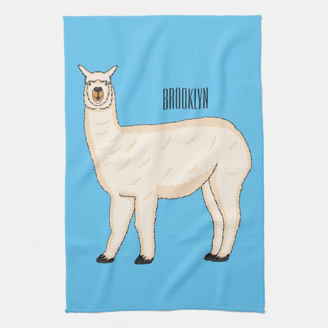Linge De Cuisine Llama (Vertical)