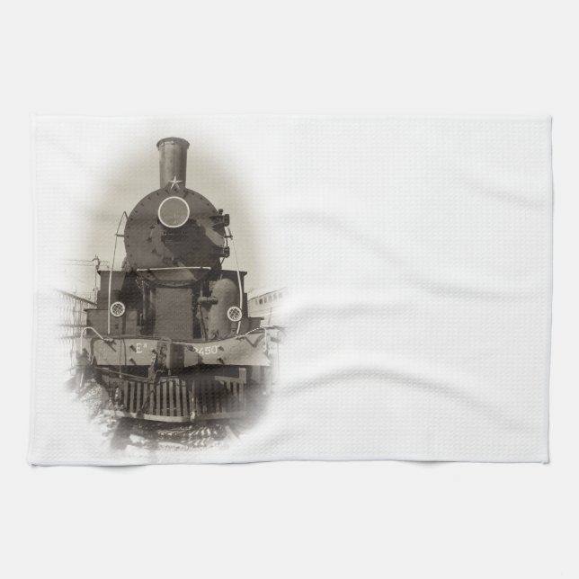 Linge De Cuisine Locomotive à vapeur (Horizontal)