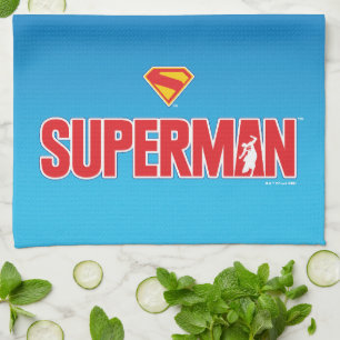 Linge De Cuisine Logo classique Superman Bold