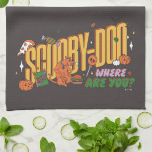 Linge De Cuisine Logo de friandise d'Halloween de Scooby-Doo