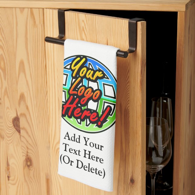 Linge De Cuisine Logo personnalisé Cadeau d'entreprise (Pliage en tiers)