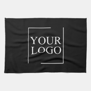 Linge De Cuisine Logo personnalisé Keepsaké Ferme Noir Blanc