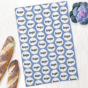 Linge De Cuisine Logo simple Motif Business Promoted Blue