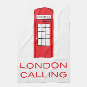 Linge De Cuisine Londres appelle la cabine de téléphone