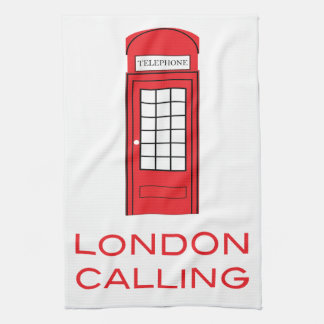 Linge De Cuisine Londres appelle la cabine de téléphone