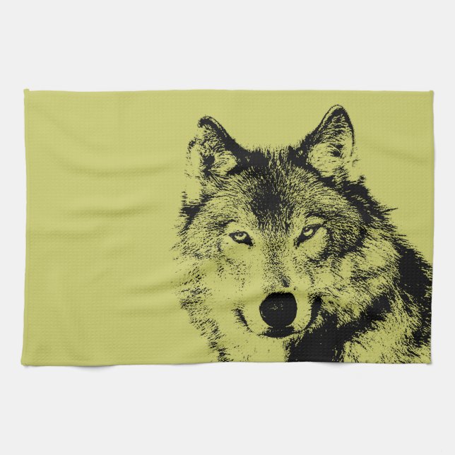 Linge De Cuisine Loup (Horizontal)