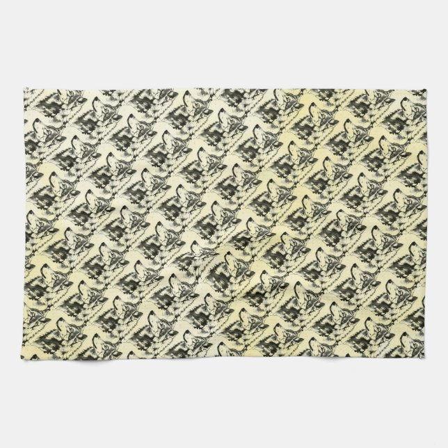 Linge De Cuisine Loup (Horizontal)