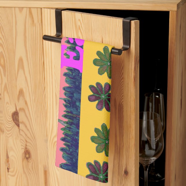 Linge De Cuisine Love Eat Play Art Print (Pliage en tiers)