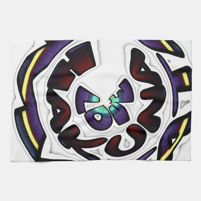 Linge De Cuisine Love Hakuna Matata Art Imprimer (Horizontal)