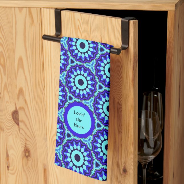 Linge De Cuisine Lovin' the Blues Kitchen Apron (Pliage en tiers)