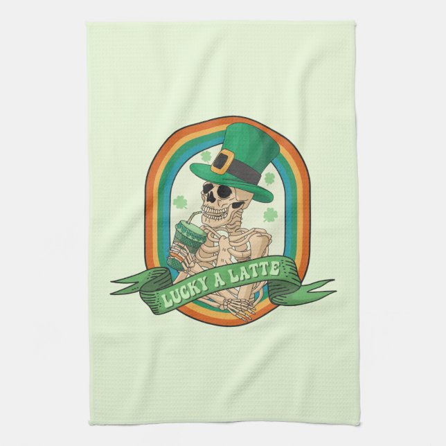 Linge De Cuisine Lucky A Latte (Vertical)