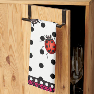 Linge De Cuisine Lucky Ladybug Spots