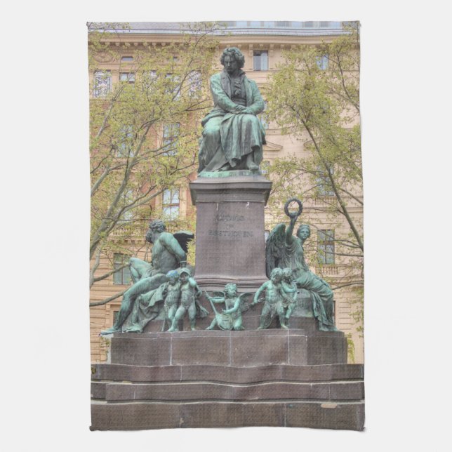 Linge De Cuisine Ludwig Van Beethoven Statue (Vertical)