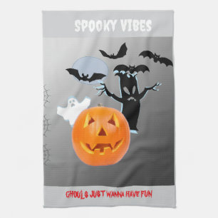 Linge De Cuisine Lueur Fantomatique "Ambiance Surnaturelle" Hallowe