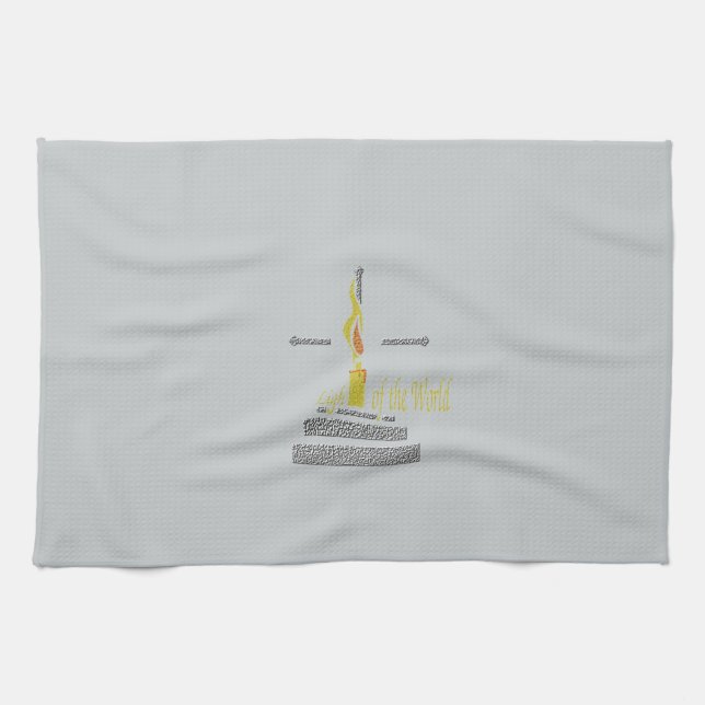 Linge De Cuisine Lumière du monde (Horizontal)