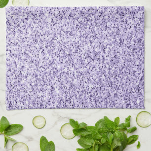 Linge De Cuisine Lumière ultra violette paillettes violettes scinti