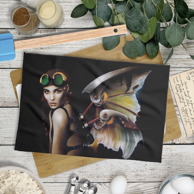 Linge De Cuisine Lunettes à ailes de fée mécaniques Steampunk (Créateur téléchargé)
