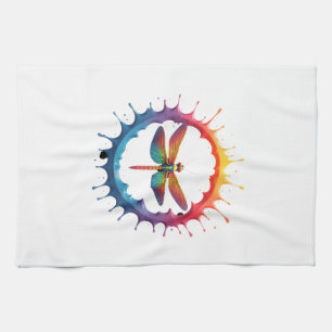 Linge De Cuisine Lunettes de soleil Cool Graphic Tie Dye Dragonfly
