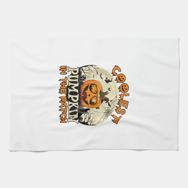 Linge De Cuisine Lunettes de soleil Coolest Pumpkin Patch Chapeau d (Horizontal)