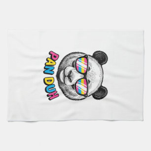 Linge De Cuisine Lunettes de soleil de Panda drôle Vintage Gravure