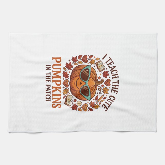 Linge De Cuisine Lunettes de soleil Halloween Patch Citrouilles Mig (Horizontal)