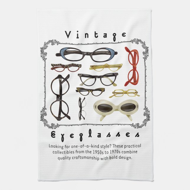 Linge De Cuisine Lunettes de vue vintages 01 (Vertical)