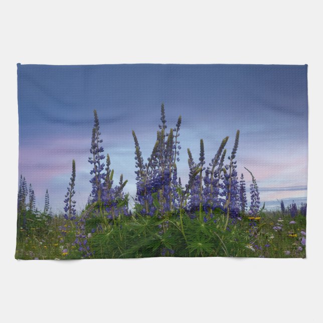 Linge De Cuisine Lupins (Horizontal)