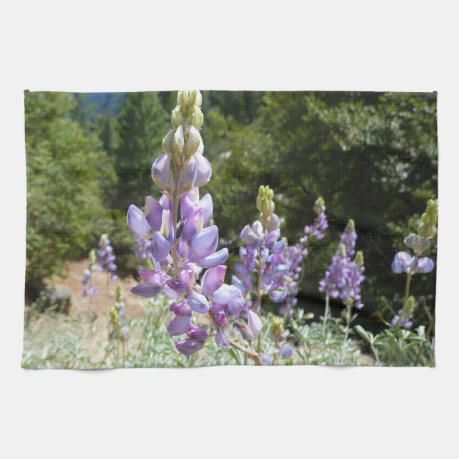 Linge De Cuisine Lupins de montagne à Yosemite (Horizontal)
