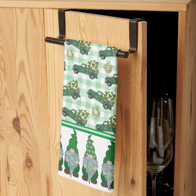 Linge De Cuisine Lutins chanceux  (Pliage en tiers)