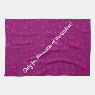 Linge De Cuisine Luxe Moderne Parties scintillant élégante Coeur ro