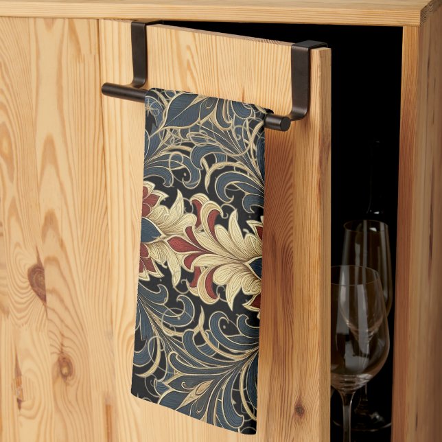 Linge De Cuisine Luxury Mandala  (Pliage en tiers)