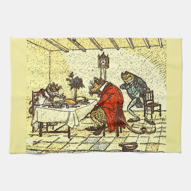 Linge De Cuisine M. Frog, M. Rat et Mlle Mouse    (Horizontal)