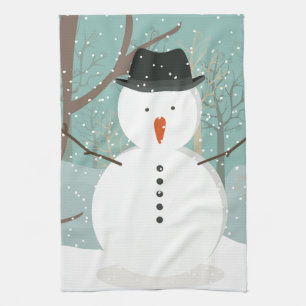 Linge De Cuisine M. Winter Snowman