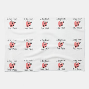 Linge De Cuisine Ma paix repose sur quatre pattes - Citation de l'a
