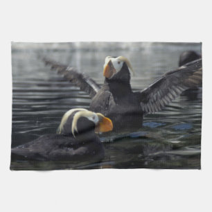 Linge De Cuisine Macareux huppés d'Alaska