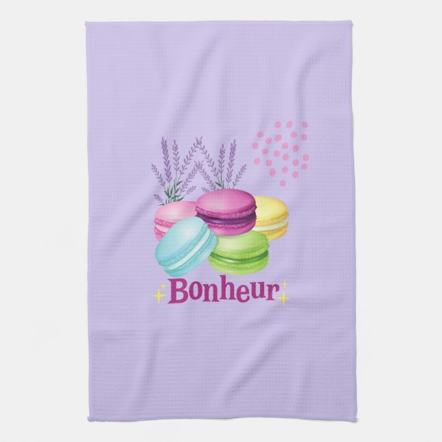Linge De Cuisine Macarons Heureux (Vertical)